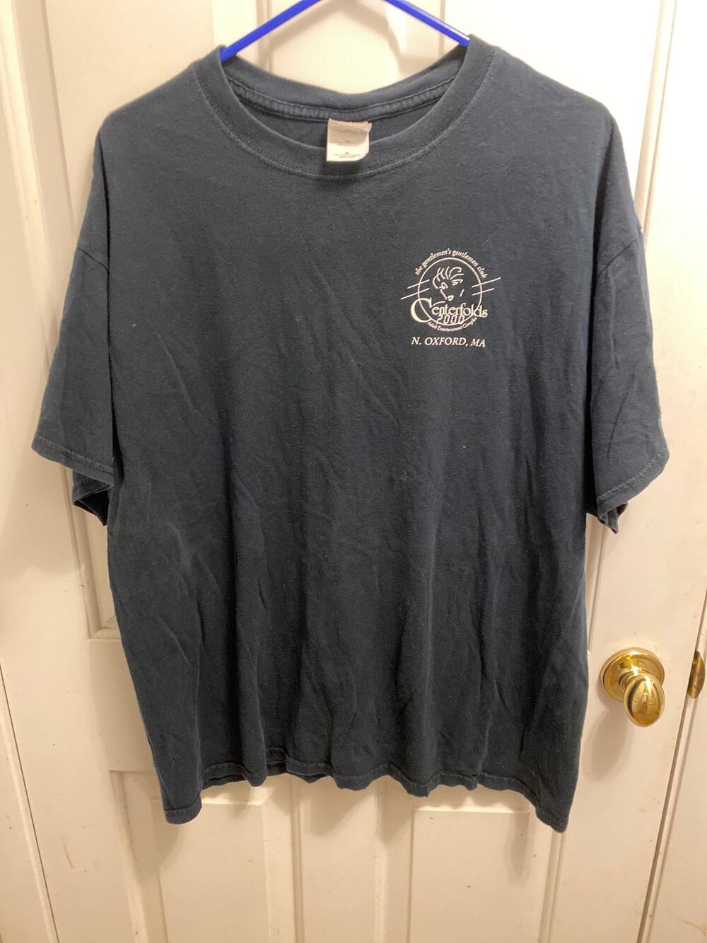 Vintage Centerfolds 7th Anniversary 2000 Gentleman T-Shirt Mens Size XL Gildan